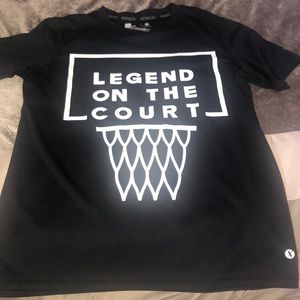 Xersion Black Dry fit Basketball shirt youth large